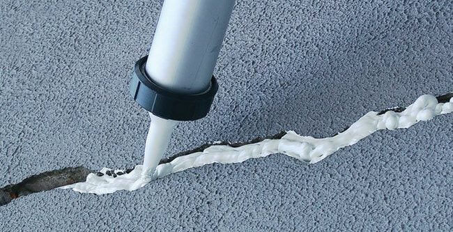 Căptușirea rosturilor din beton